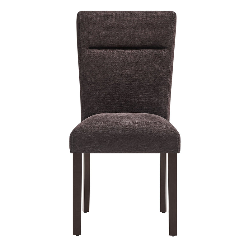 D8212 - 7 Piece Dining Room Set (Dining Table With 6 Dining Chairs) - Dark Brown