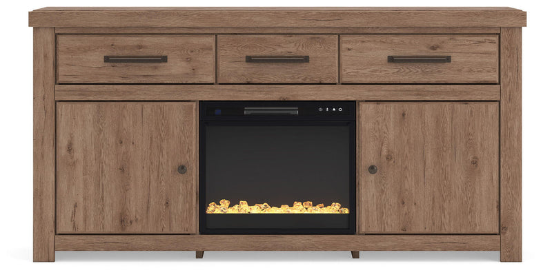 Garistyn - TV Stand With Fireplace Option