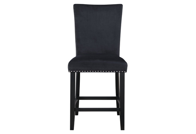 D04 - 5 Piece Dining Room Set (Bar Table And Four Bar Stools) - Black