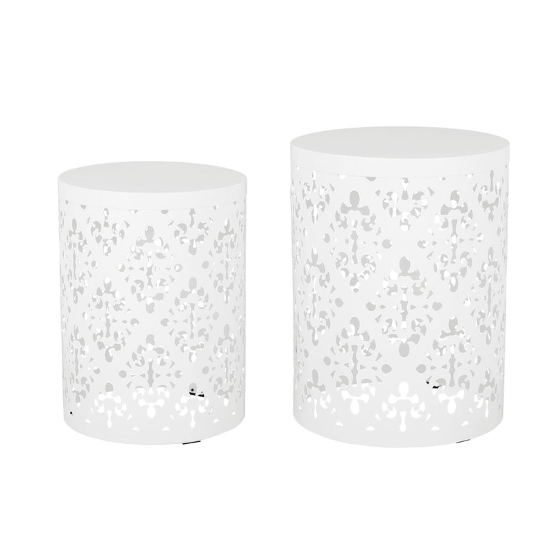 Outdoor Metal Modern Design End Table