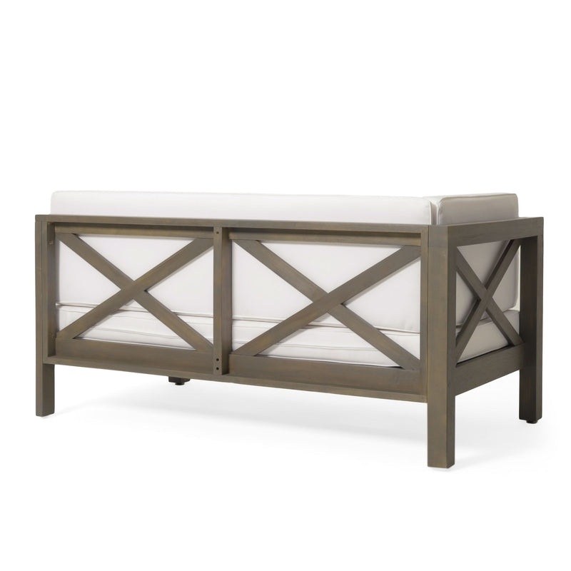 Brava - X Back Corner Bench