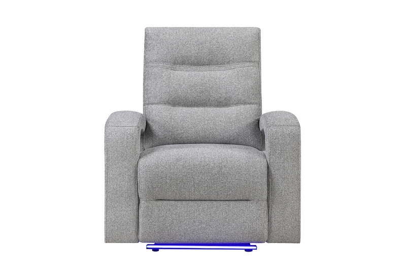 U6611 - 15 Power Reclining Sofa / Power Console Reclining Loveseat / Power Recliner - Dark Gray