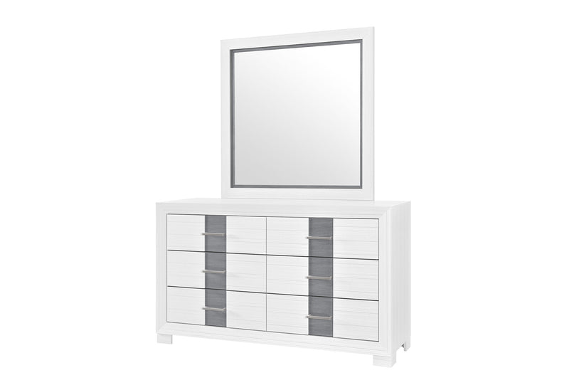 Optimus - Dresser - White / Gray