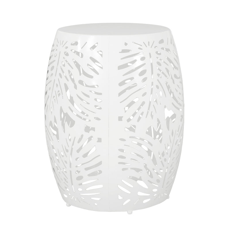 Modern Design Metal End Table, Large