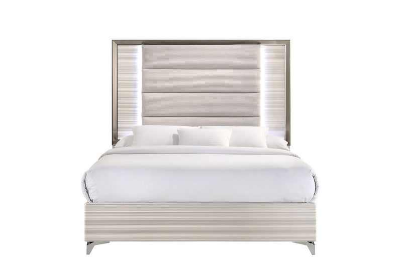 Zambrano - 6 Piece Queen Bedroom Set With Vanity Set - White