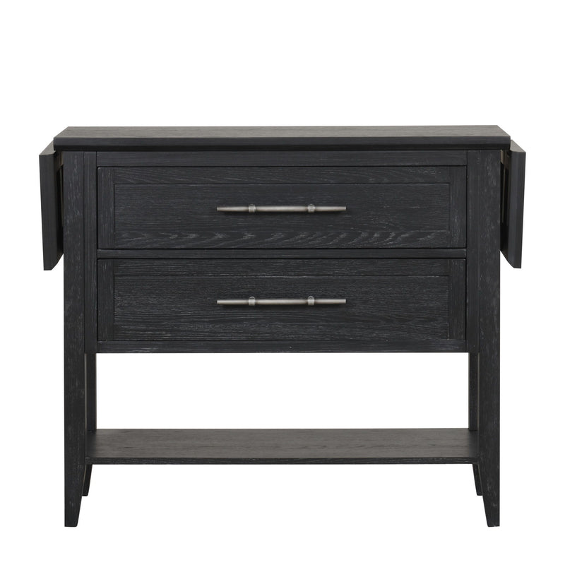 Sable Crest - Drop Leaf Server - Black