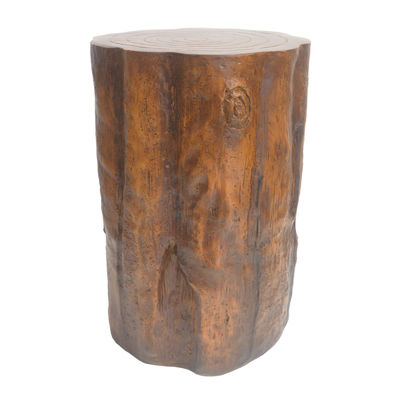 Rustic Tree Stump Side Table