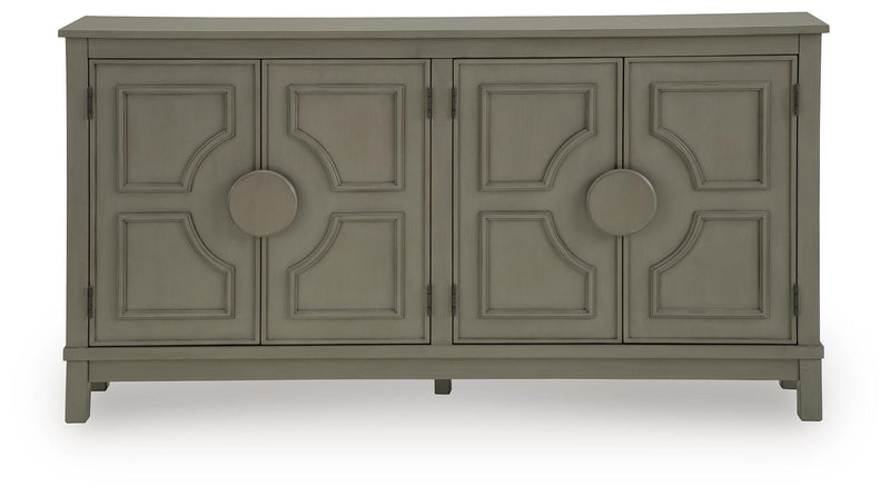 Darlock - Accent Cabinet - Warm Gray